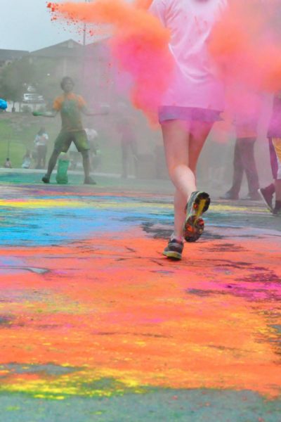 Michelle Mayes is doing a color run hosted by Sam Houston State University