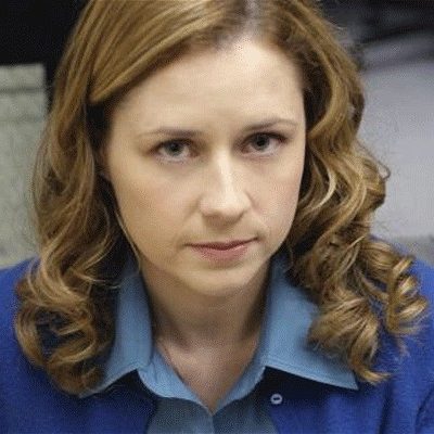 Pam Beesly from the TV show The Office