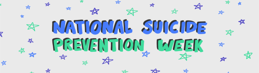 National Suicide Prevention Week graphic for AFSP